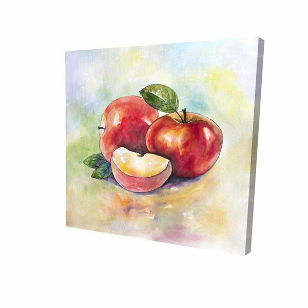 Fondo 12 x 12 in. Succulent Apples-Print on Canvas FO2789216